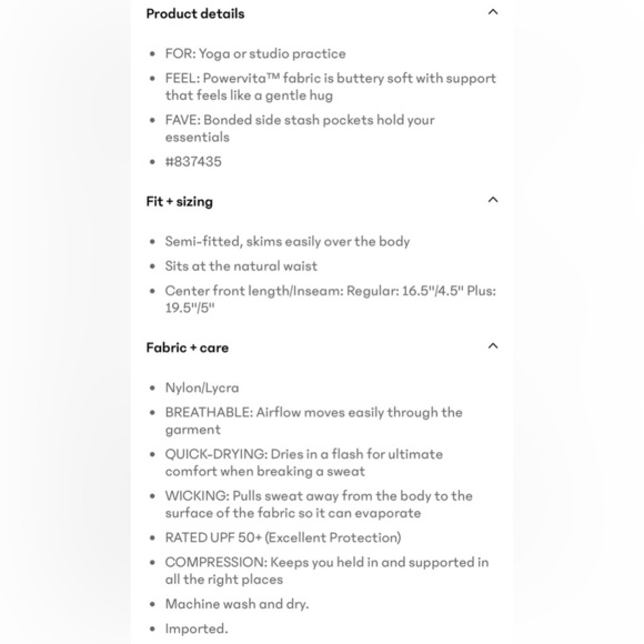 Women’s Athleta Salutation Stash High Rise 16 1/2” Athletic Skort Size Small - Picture 15 of 15